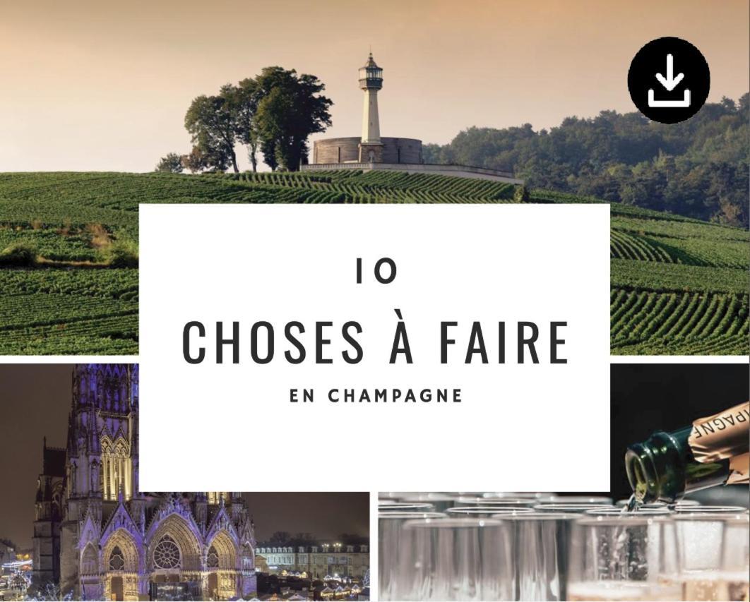 Charmant Studio En Champagne - Sparkling-Life Matougues ภายนอก รูปภาพ
